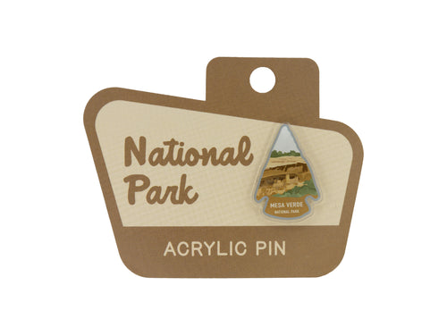 Mesa Verde National Park acrylic pin by Wildtree