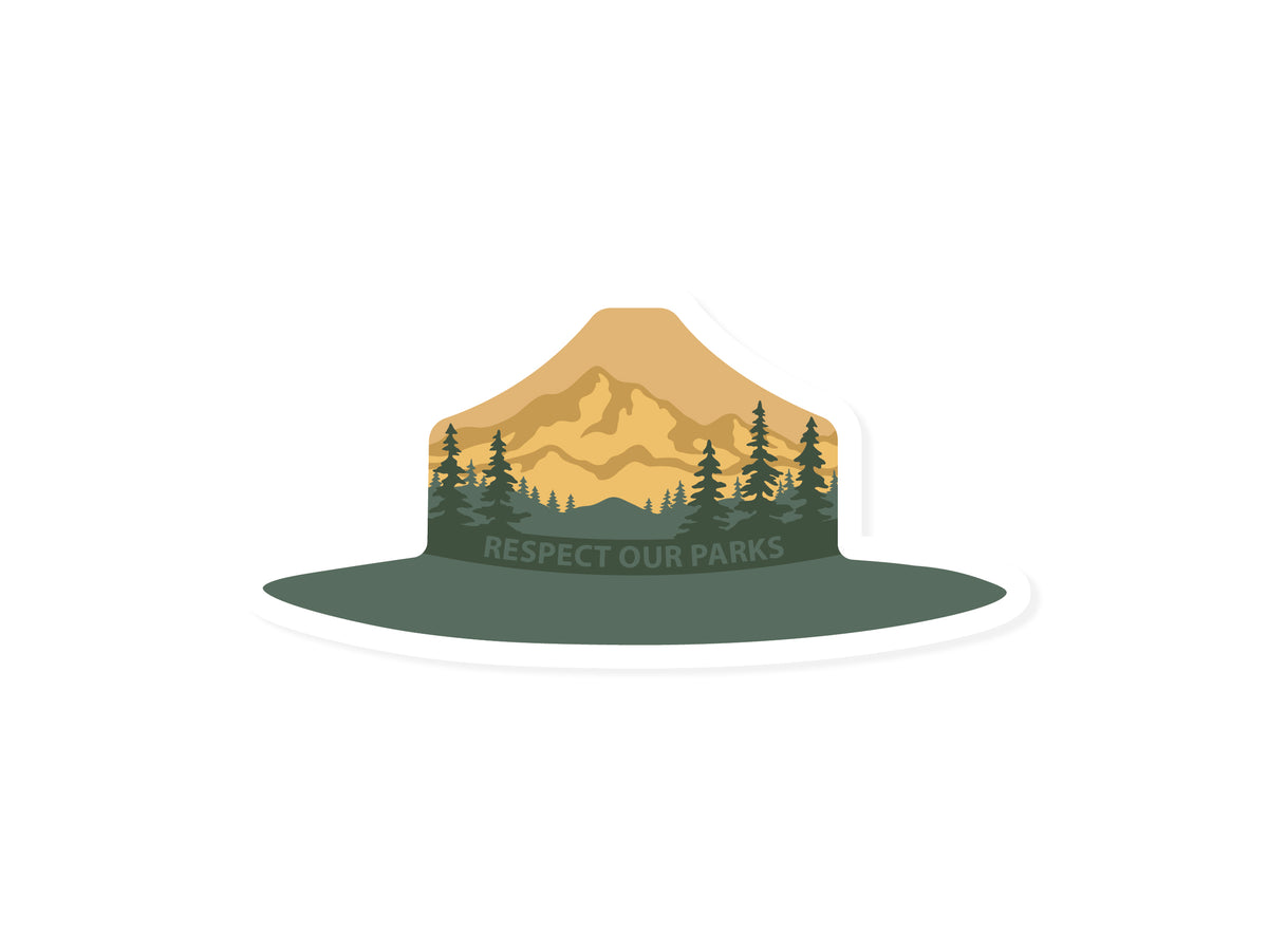 Park Ranger Hat Sticker – Wildtree