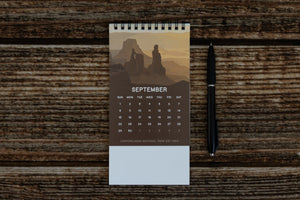 2024 Canyonlands National park desk calendar by Wildtree