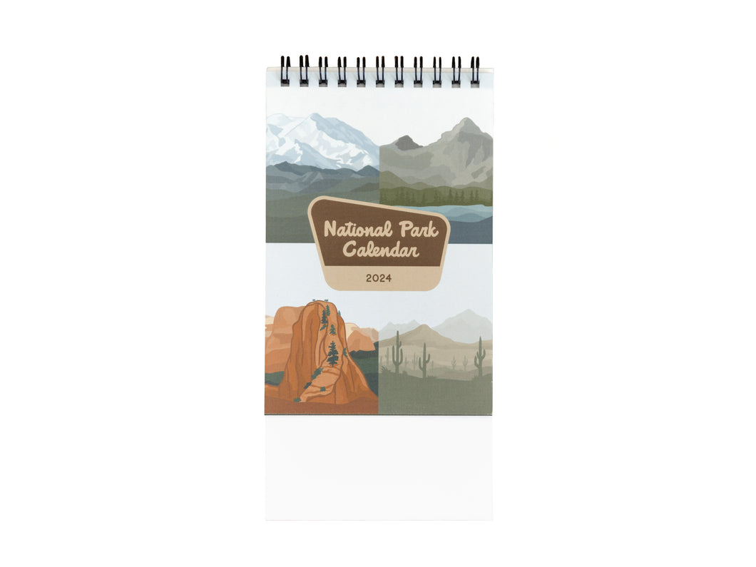 2024 National park desk calendar by Wildtree