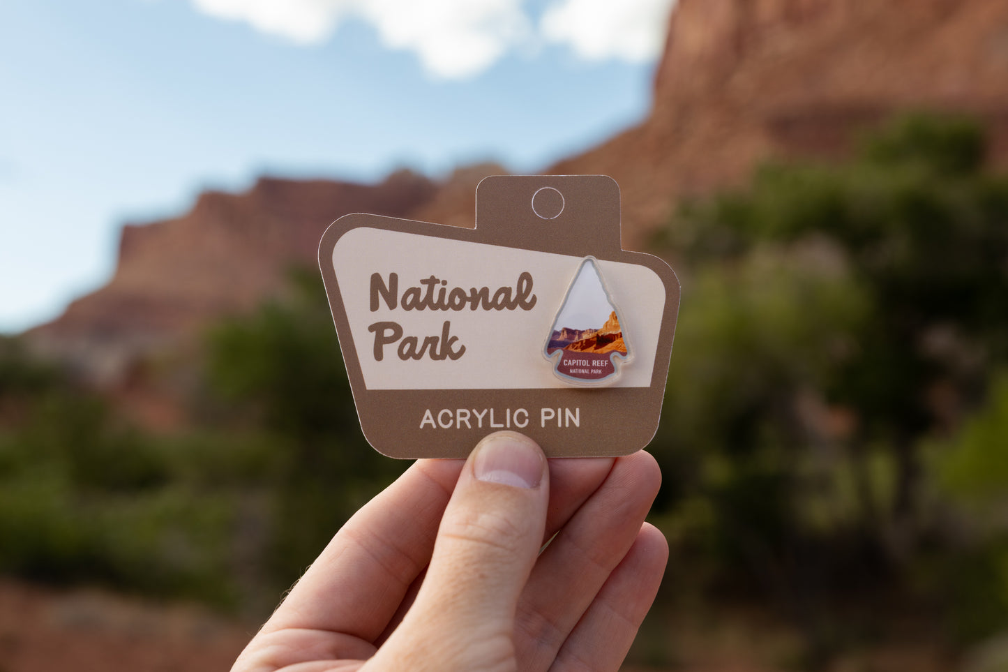 Capitol Reef Acrylic Pin