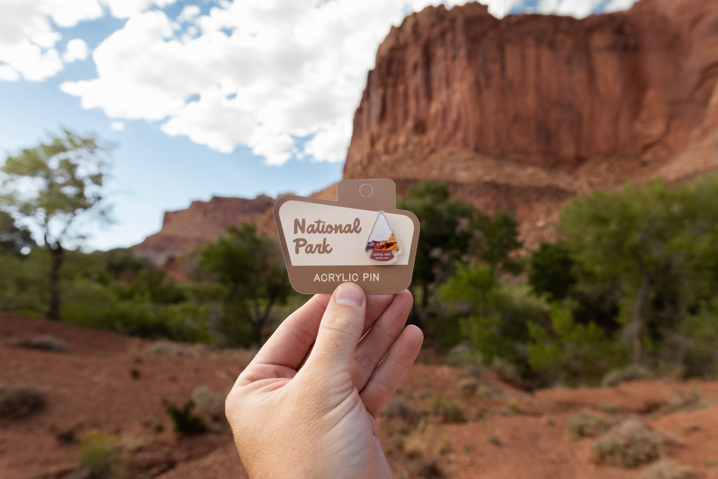 Capitol Reef Acrylic Pin
