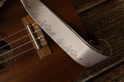 Flower Field Ukulele Strap