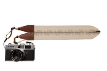 Load image into Gallery viewer, Flower Field Tan Camera strap
