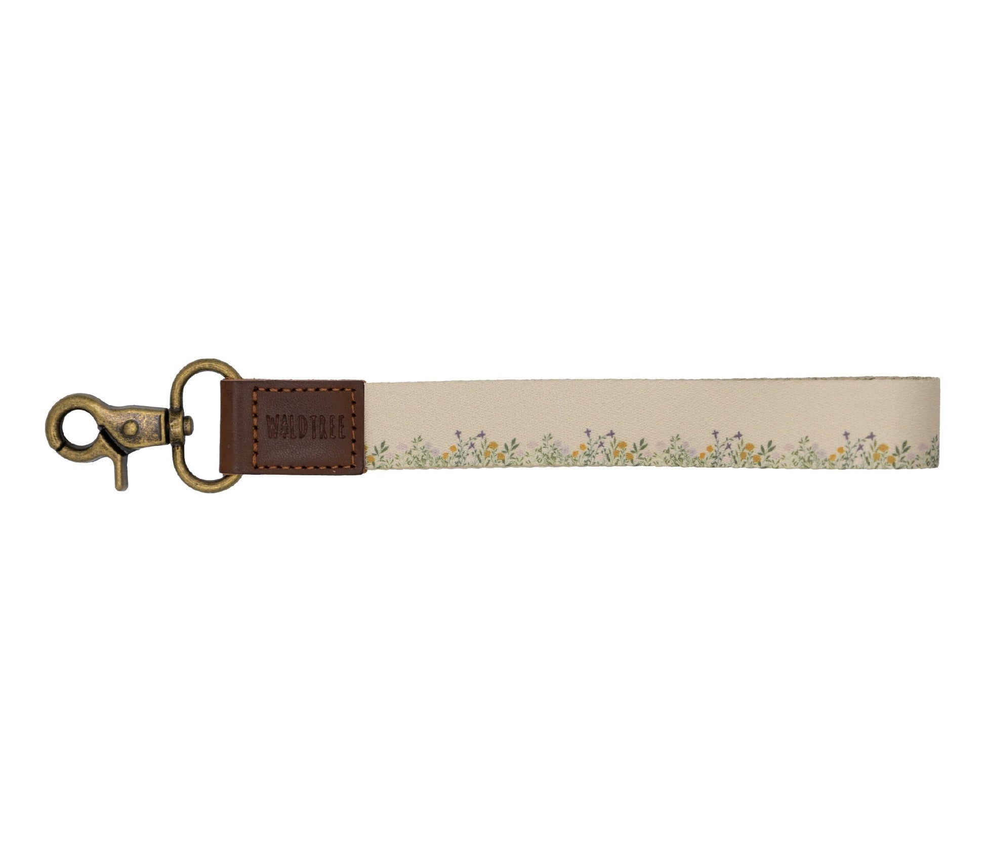 Floral flower field wristlet keychain design by wildtree