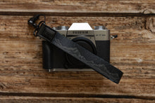 Load image into Gallery viewer, Wildtree midnight mountain keychain attached to small camera
