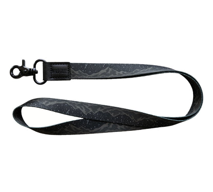 Midnight mountain neck lanyard by wildtree
