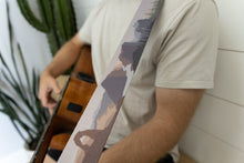 Load image into Gallery viewer, Guitar strap featuring a designs of 18 US national parks
