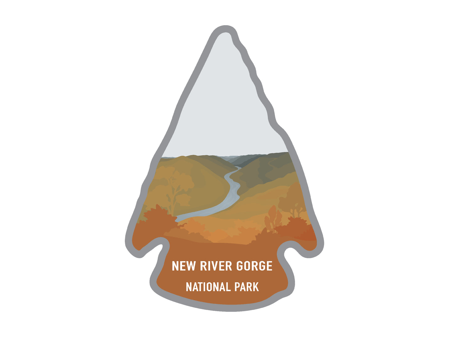 New river Gorge National Park wildtree sticker