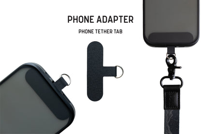 adapter for connecting phones to lanyard keychains