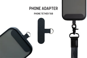 adapter for connecting phones to lanyard keychains