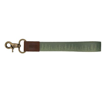Pinetree wristlet keychain