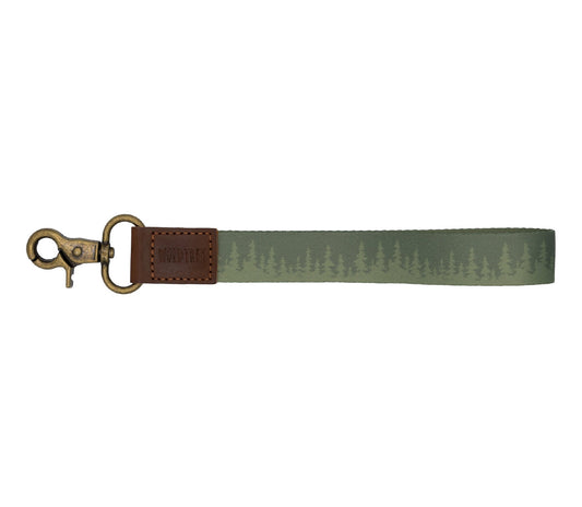 Pinetree wristlet keychain