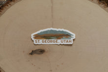 Load image into Gallery viewer, Saint George utah sticker , dixie rock, pinevalley mtn
