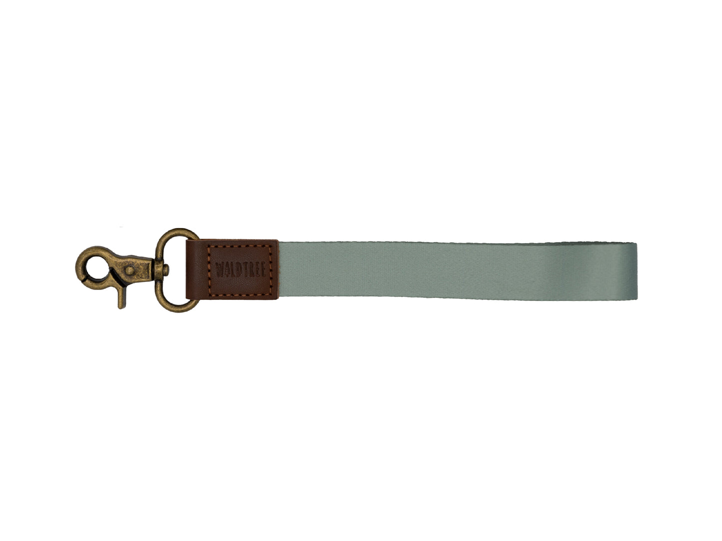 Solid-Colored Wristlet Keychain