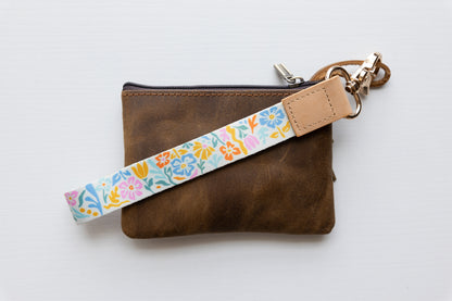 Summer Floral Wristlet Keychain