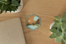 Load image into Gallery viewer, Escalante utah sticker on wood background
