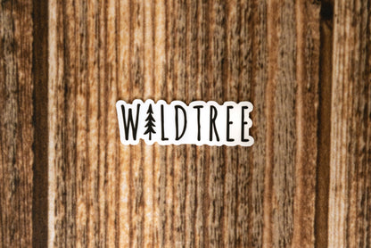 wildtree logo sticker