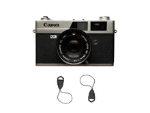 Load image into Gallery viewer, Camera Strap Adapter, connector loops, buckle, quick release attached to film camera
