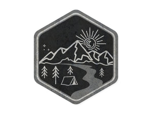 Night out camping wildtree sticker