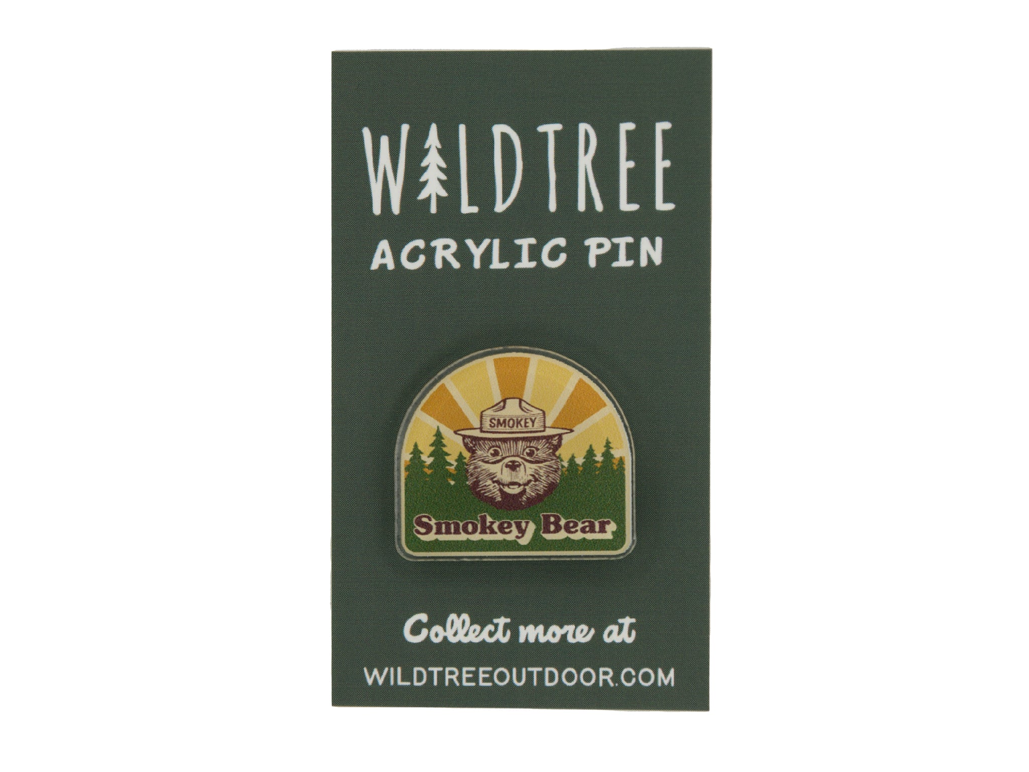 Smoke Tree Ranch Pin Smokey Bear Acrylic Pin – Wildtree