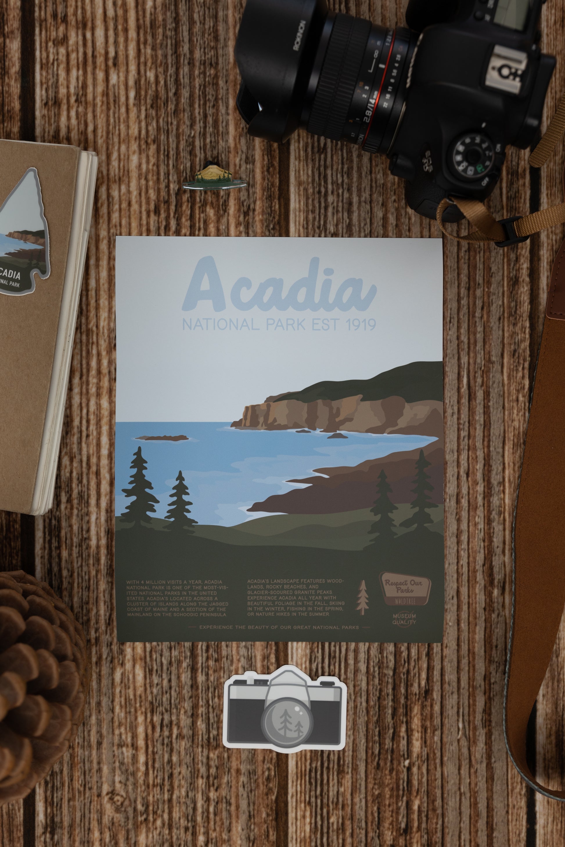 Wildtree Acadia National Park Poster