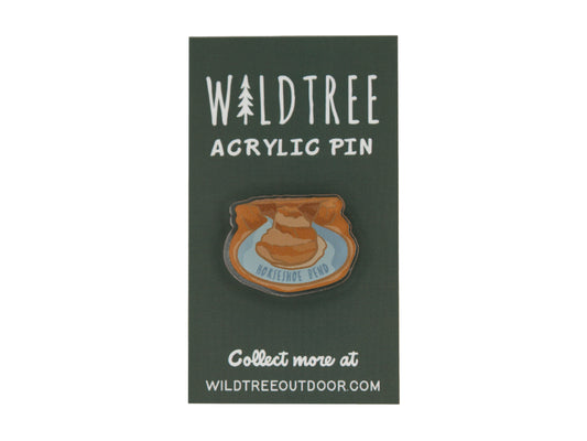 Wildtree Horseshoe Bend Page Arizona acrylic pin