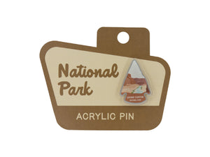 Wildtree Grand Canyon National Park Acrylic Pin on National Park Shaped Sign Display Backing