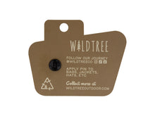Load image into Gallery viewer, Wildtree National Park Pin Backing in shape of national park sign
