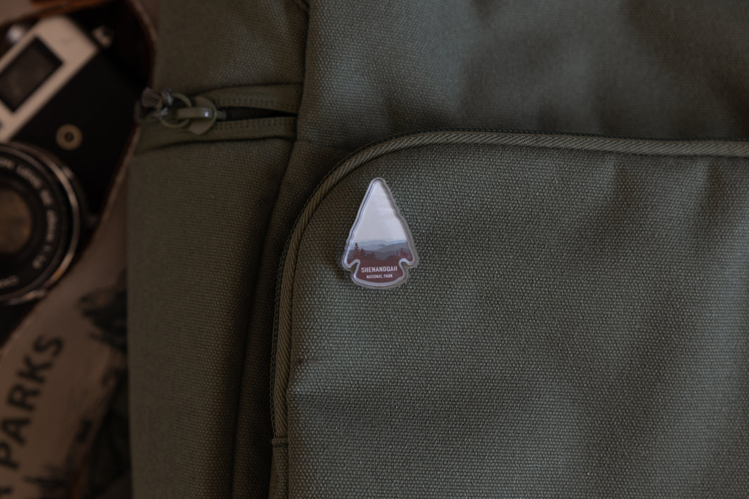 Wildtree Shenandoah National Park Acrylic Pin On Backpack