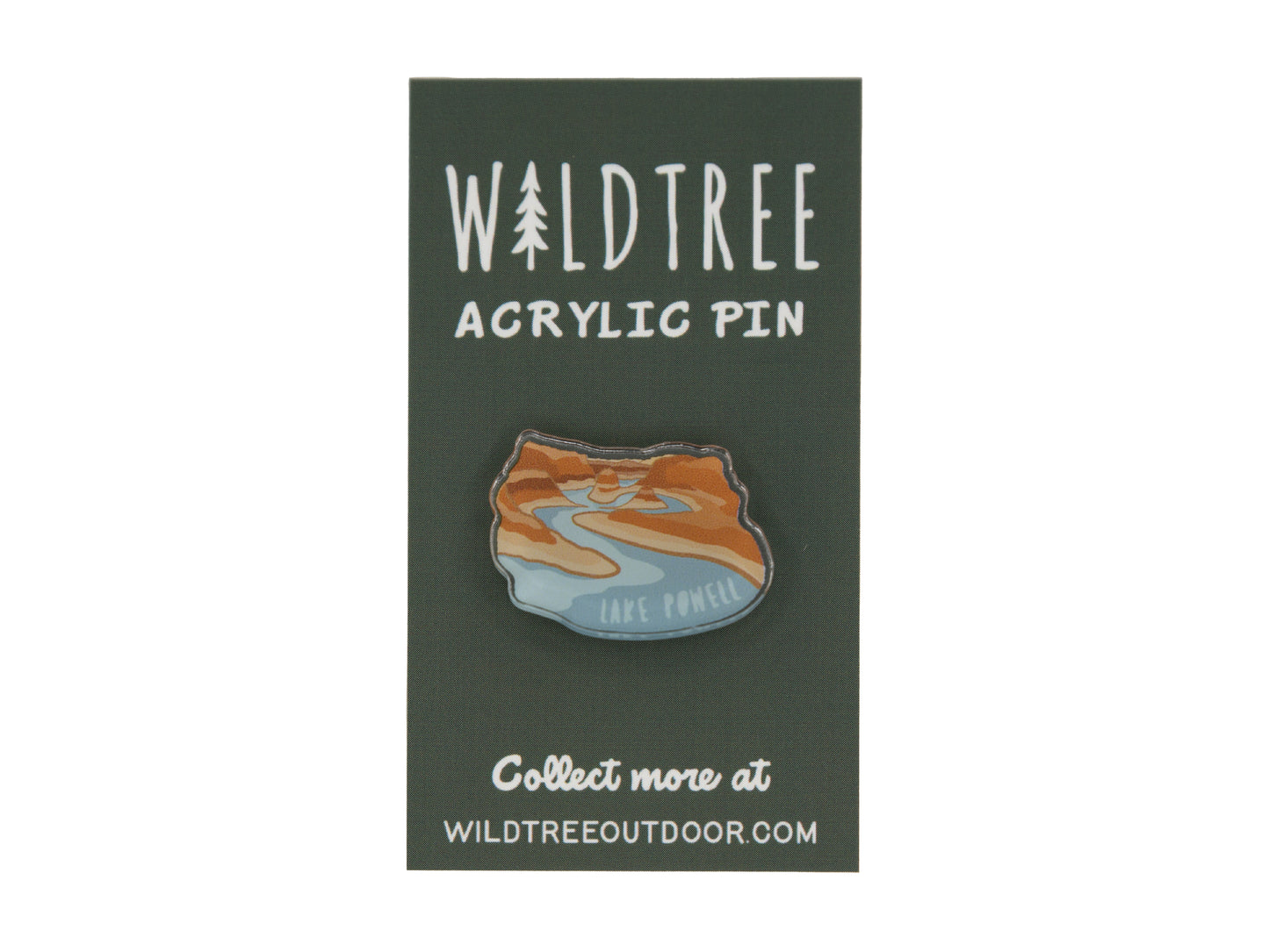 Wildtree Utah Arizona Lake Powell Souvenir acrylic pin