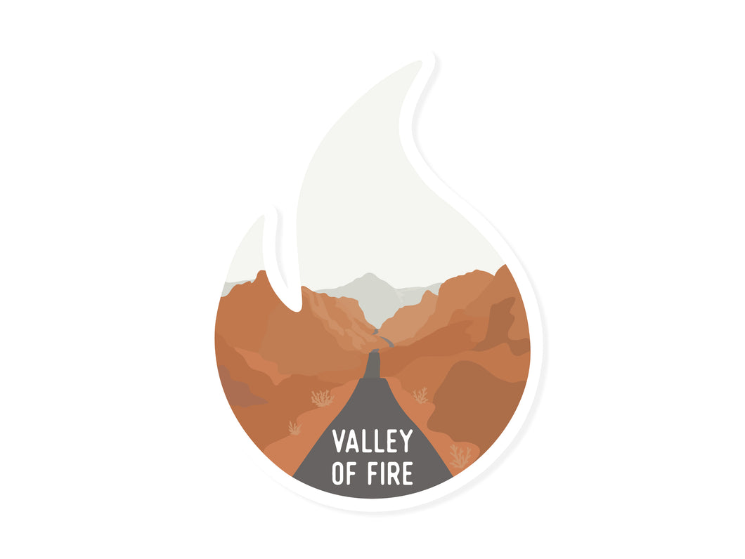 Wildtree Valley of Fire State Park Sticker Graphic