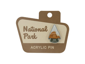 Zion National Park pin in shape of arrow head