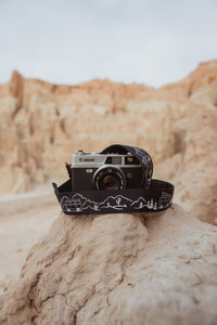 Wildtree camera strap desert background