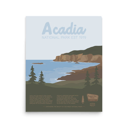 Acadia National Park Poster