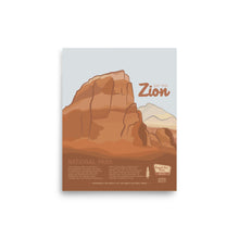 Load image into Gallery viewer, Zion National Park Poster
