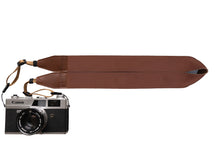 Load image into Gallery viewer, Sedona red camera strap attached to cannon camera
