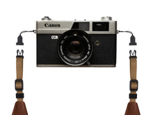 Load image into Gallery viewer, Camera Strap Adapter, connector loops, buckle, quick release attached to film camera
