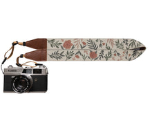 Load image into Gallery viewer, Wildtree Floral print Camera strap moody flower.

