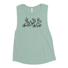 Load image into Gallery viewer, Grow Wild Ladies’ Muscle Tank
